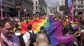 Thousands descend on London for annual LGBT Pride parade