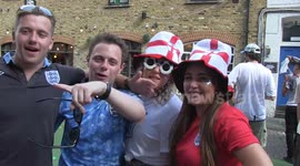 'Football's Coming Home!' Jubilant England fans react to stunning victory over Sweden