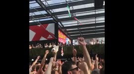 England fans sing 'Football's Coming Home' in Croydon