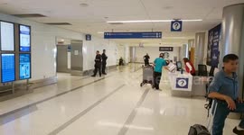 LAX airport police On a suspicious man at Los Angeles International Airport