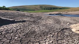 Waters going down fast due to hot weathers, Elan Valley Dam