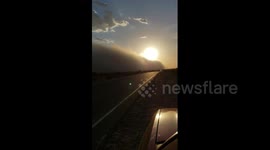 Crazy dust storm sweeps through Arizona