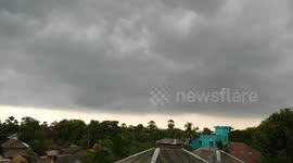 A black cloud covered the village