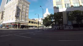 BMW M3 on Fire in downtown Oakland