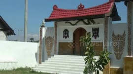 Indonesian man builds elaborate tomb to himself while still alive