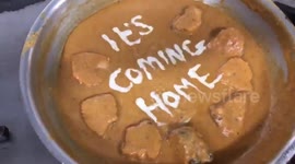 When World Cup fever is so hot even your food gets involved