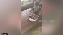 Moment mom meets her baby for the first time seven days after she went into septic shock during labor