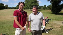A man hit his first hole in one after getting a heart transplant -- from a GOLFER