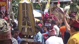 unique in toraja indonesia there is parade lettoan symbol of unity and unity of mankind