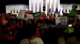 Hundreds protest outside Supreme Court after Trump nominates Kavanaugh