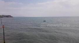 Large bomb found teignmouth by Royal navy bomb disposal