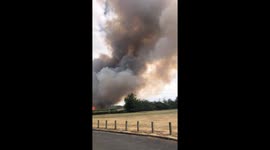Field fire breaks out in Eton, near Heathrow