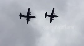 RAF Centenary, Royal Air Force Central London low altitude fly by