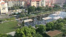 French fans getting excited early in nice