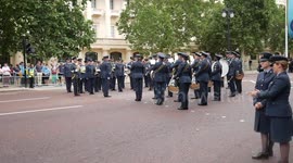 RAF 100 Flyby and parade
