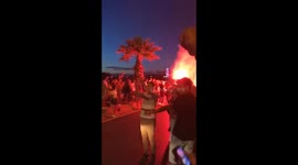 French fans celebrate in Marseille as France advance in World Cup 2018