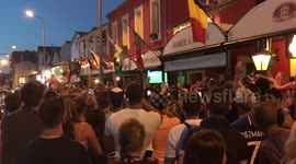 French fans celebrate in Marseille as France advance in World Cup 2018