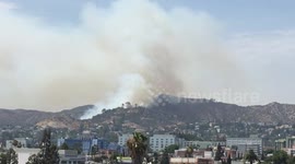 Brush fire breaks out in Los Angeles’ Griffith Park