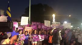 Protestors outside Supreme Court chant 'Kavanaugh has got to go'