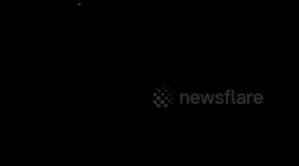 UFO'S GOES CRAZY TO RUSH TO FIREWORKS THEN ANOTHER SPEED PAS IT!