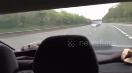 Get Away High speed police chase comes to an end M25 uk 10th May 2013 Drink Driving