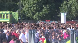 Hyde Park erupts as Kieran Trippier gives England the lead against Croatia