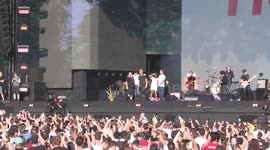 Lightning Seeds perform 'Three Lions' at Hyde Park