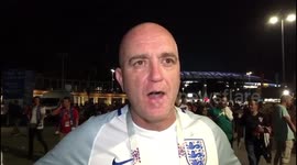 England fans react after World Cup semi-final loss to Croatia