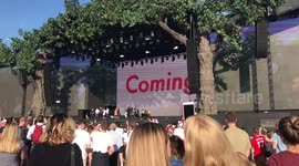 The Lightning Seeds play Three Lions in Hyde Park for England V Croatia