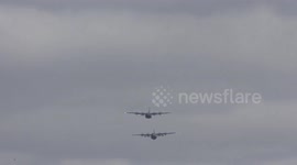 RAF100 Flypast part 3of5 C130 A400 C17 etc  from Marks Tey Colchester 10 July 2018 1252p