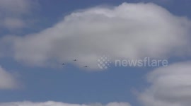 RAF100 Flypast part 1of5 from Marks Tey Colchester 10 July 2018 1248p