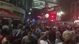 Street scenes after England v Colombia win