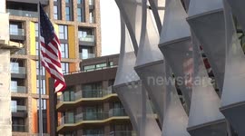 The new United States of America Embassy in Nine Elms - London