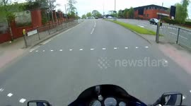 Biker vs Hit and run aftermath