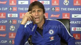 File footage of axed Chelsea boss Antonio Conte's war of words with Jose Mourinho from last season