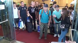 Chinese cave rescuers depart from Bangkok airport