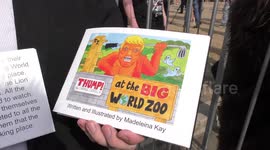 anti-Brexit Boris clone protest against Trump visit, London, UK
