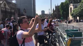 The Anti Donald Trump Protest In Westminster