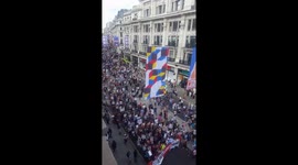 trump march view protest