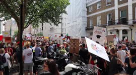 Londoners Protest Trump's UK Visit