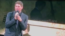 At BST Hyde Park, Michael Buble expresses deep gratitude and how he had moments where he thought he might never come back