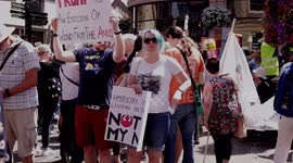 Trump protest: an emission of wind from the anus