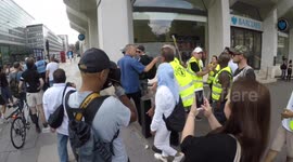 Far-right and anti-fascists face off in London