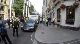 Confrontation Between Fascists and Anti Fascists