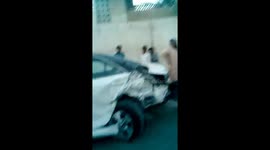 Taxy hit by drunker in uae