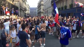 France goes wild after second goal against Croatia