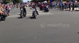 Women on Bikes - San Diego PRIDE Parade 2018 Opening Starting Line