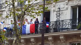 French fans flood Paris streets after World Cup victory