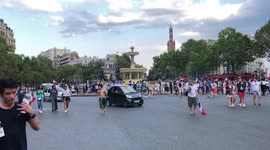 Mondial football french supporters