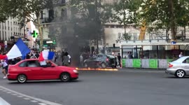 Mondial football french supporters